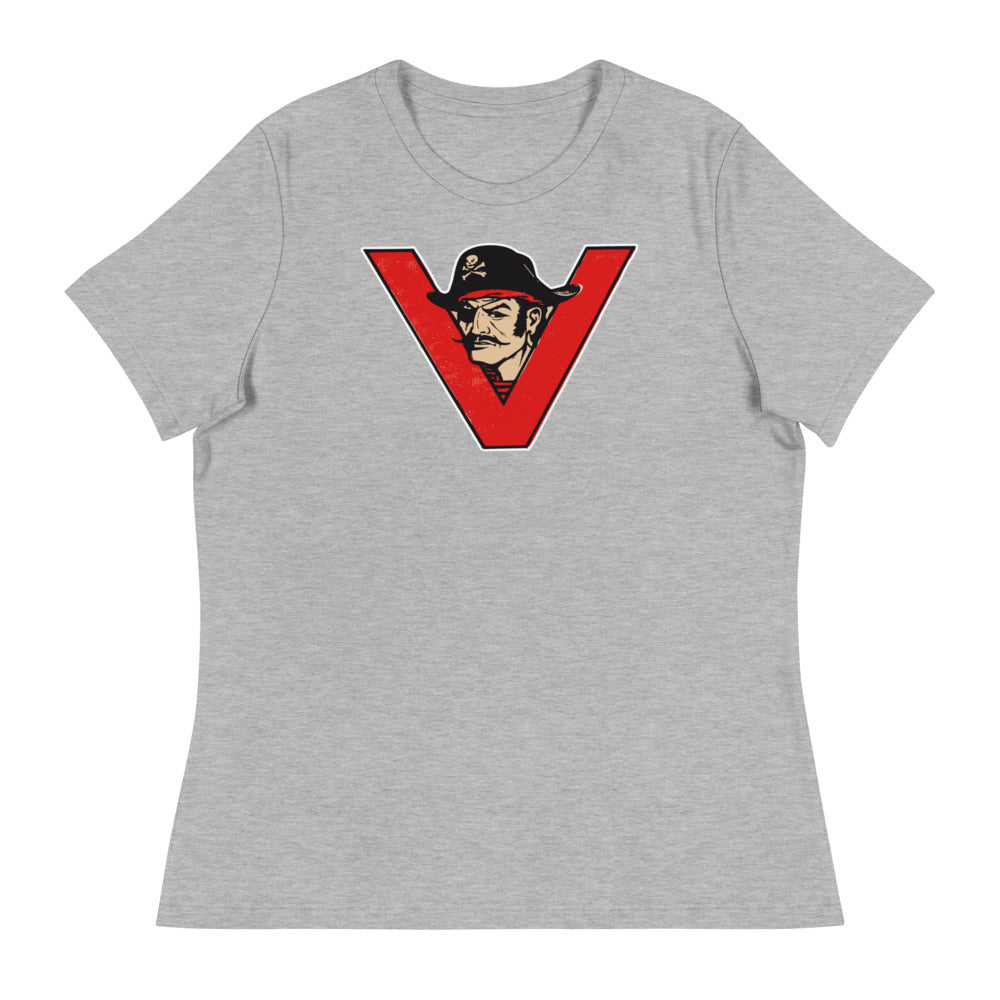 Ventura College Women's Relaxed Shirt - 1940s Vintage Pirates Art W Relaxed T Shirt - rivalryweek