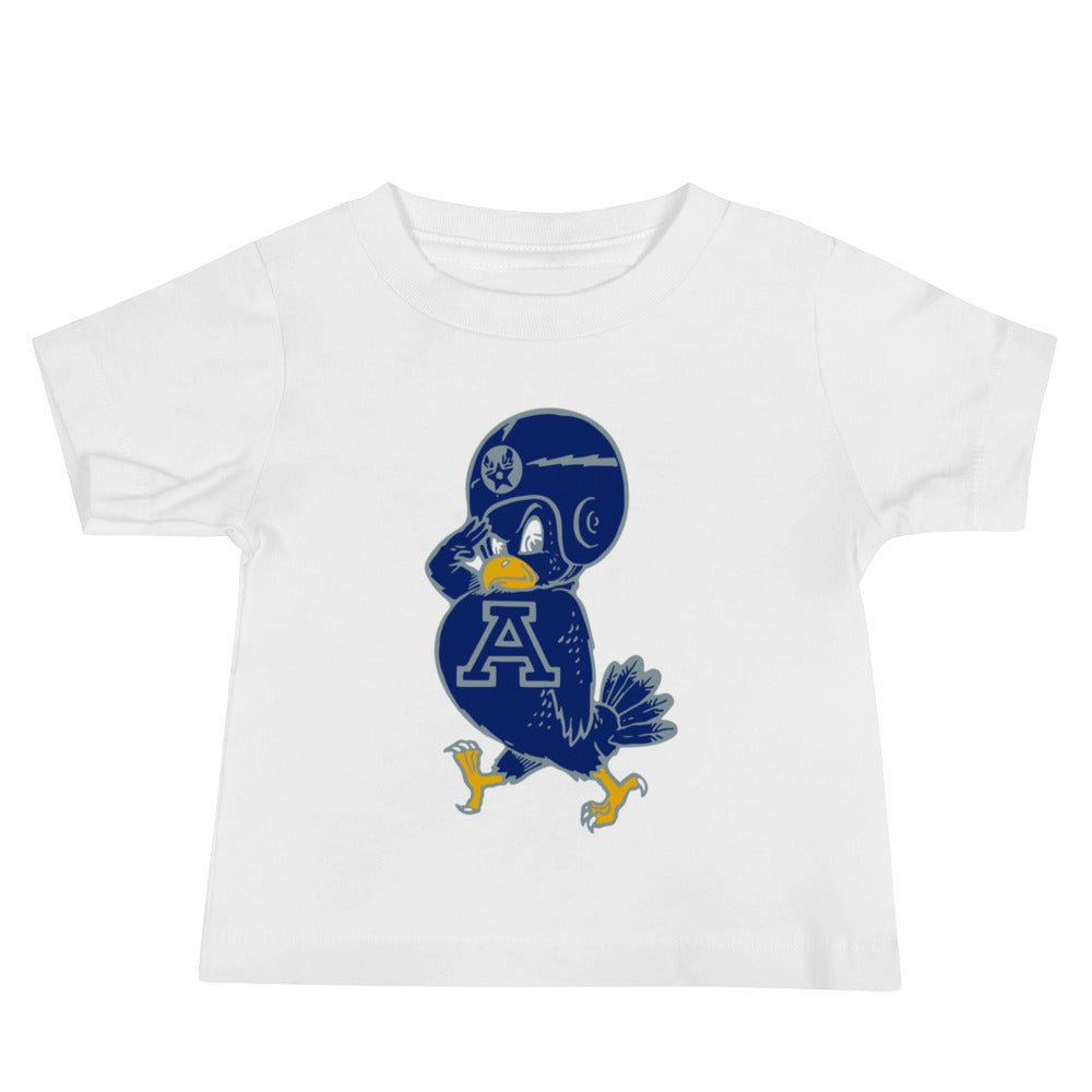 Vintage Air Force Baby T Shirt - 1950s Falcon Salute Art Baby Staple Tee - rivalryweek