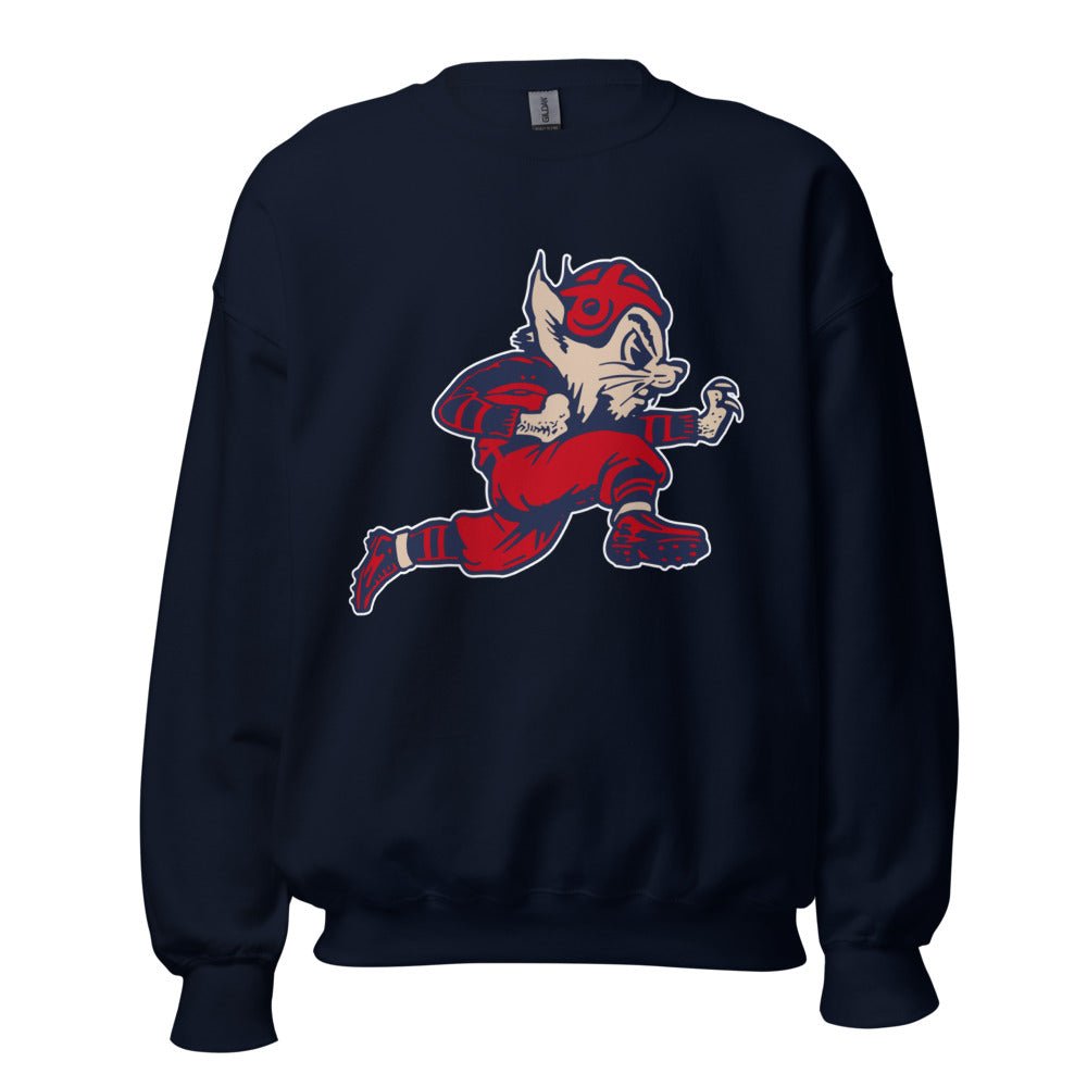 Vintage Arizona Wildcats Football Crew Neck Sweatshirt - 1940s Wildcat Football Art Sweatshirt - Rivalry Week