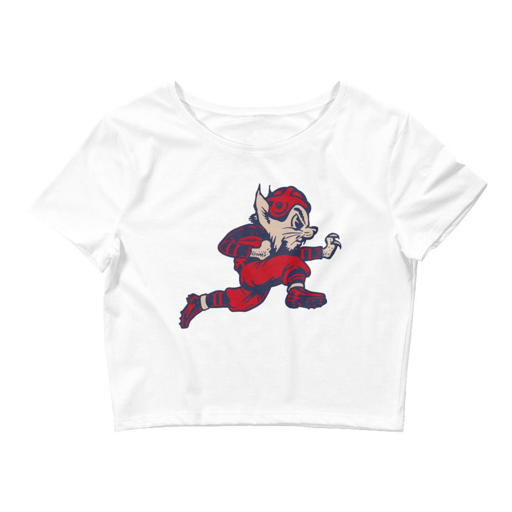 Vintage Arizona Wildcats Football Crop Top - 1940s Wildcat Football Art Crop Top - Rivalry Week