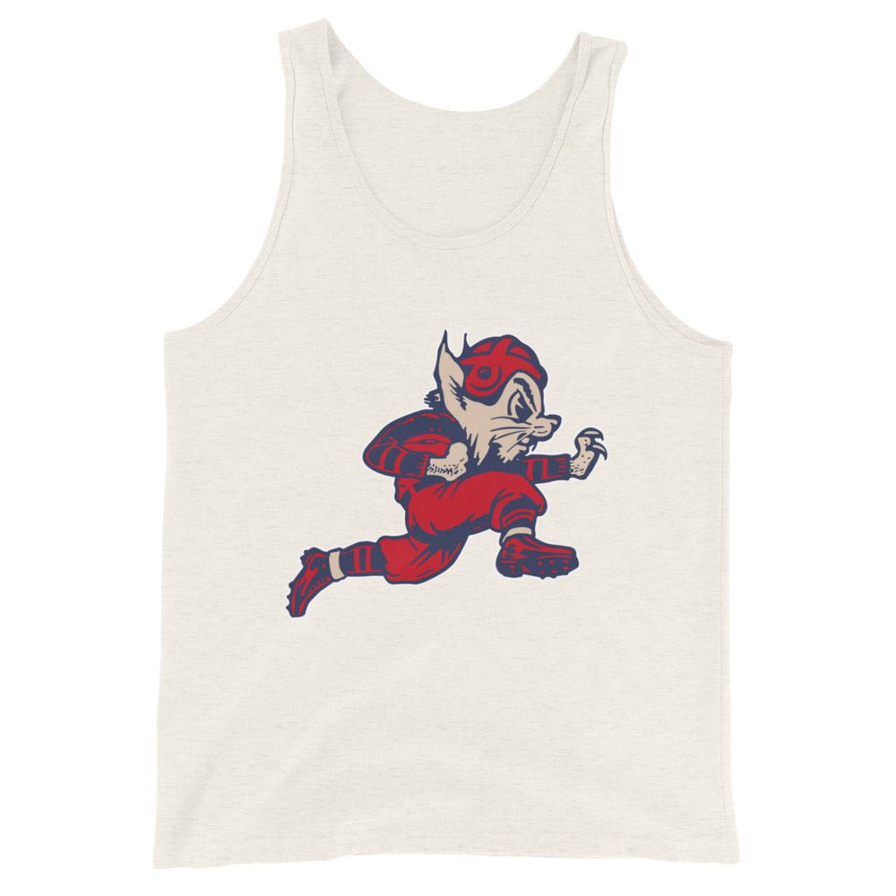 Vintage Arizona Wildcats Football Men's Tank Top - 1940s Wildcat Football Art Mens Tank Top - Rivalry Week