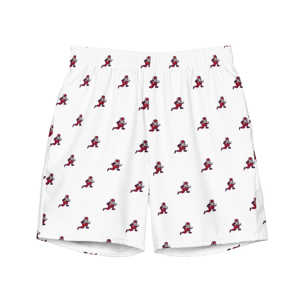 Vintage Arizona Wildcats Football Swim Trunks - 1940s Wildcat Football White Pattern Swim Trunks - Rivalry Week