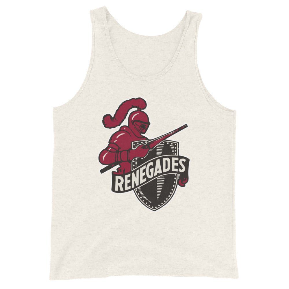 Vintage Bakersfield College Men's Tank Top - 1940s Rengades Mascot Art Mens Tank Top - rivalryweek