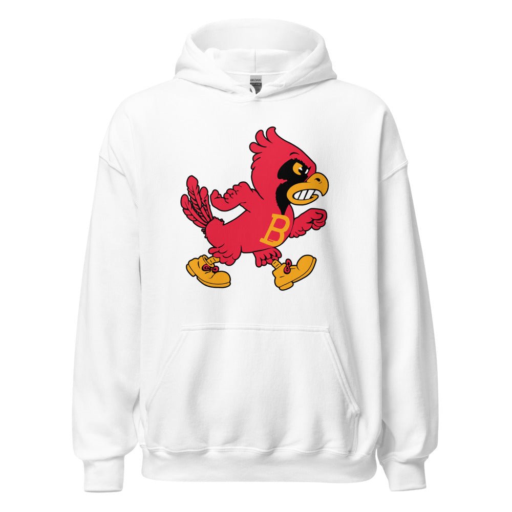 Vintage Ball State Hoodie - 1940s Marching Cardinal Art Hoodie - rivalryweek