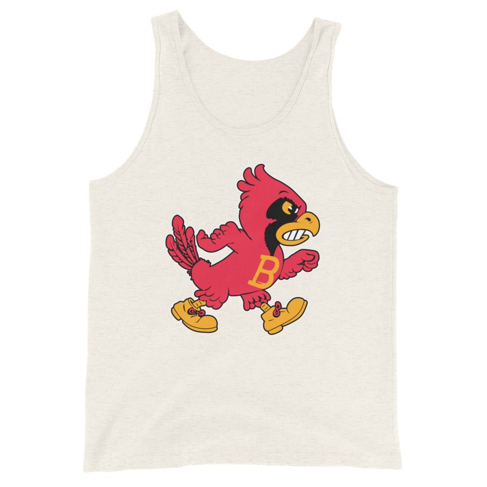 Vintage Ball State Men's Tank Top - 1940s Marching Cardinal Art Mens Tank Top - rivalryweek