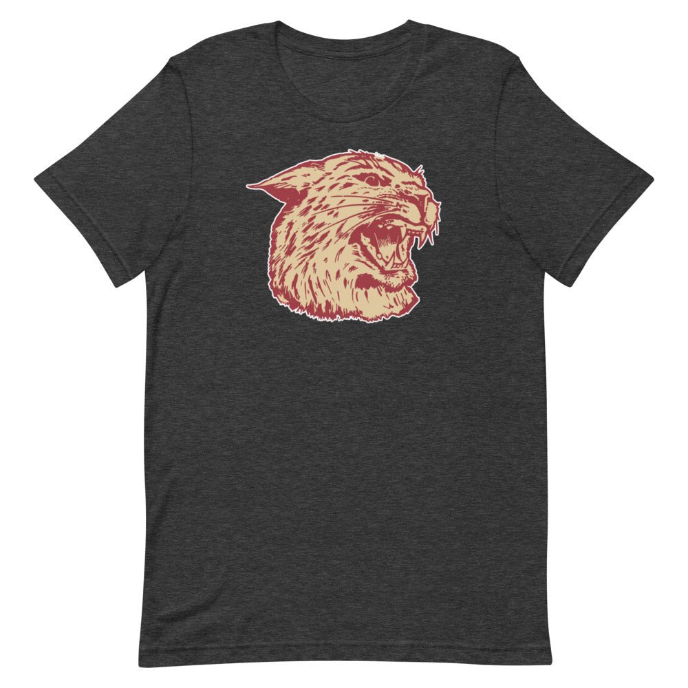 Vintage Bates Shirt - 1940s The Wild Cat Art Shirt - Rivalry Week