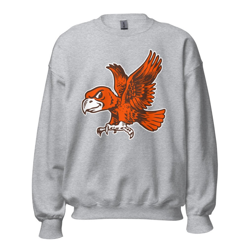 Vintage BGSU Crew Neck Sweatshirt - 1965 Flying Falcon Art Sweatshirt - rivalryweek