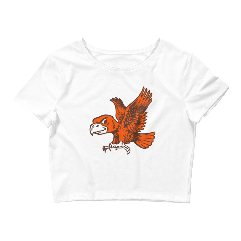 Vintage BGSU Crop Top - 1965 Flying Falcon Art Crop Top - rivalryweek