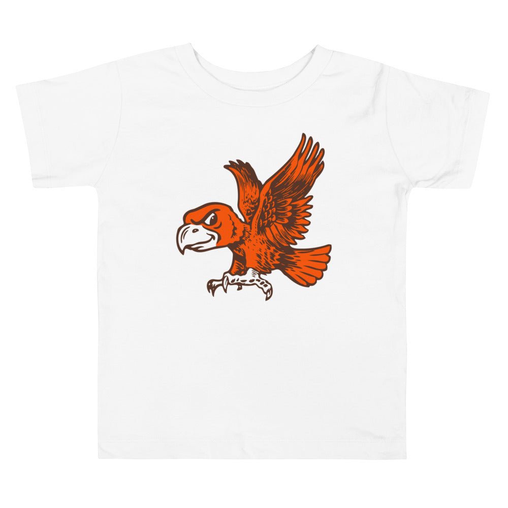 Vintage BGSU Toddler T Shirt - 1965 Flying Falcon Art Toddler Staple Tee - rivalryweek