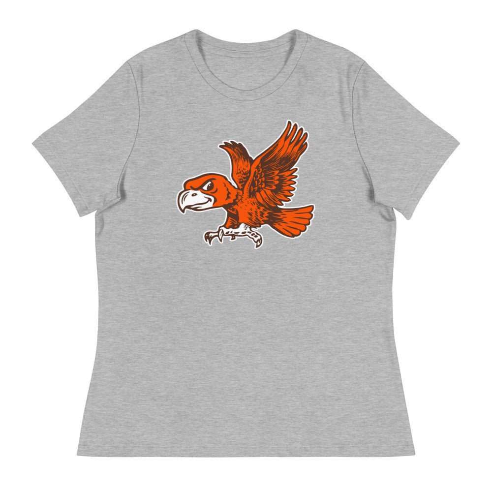 Vintage BGSU Women's Relaxed Shirt - 1965 Flying Falcon Art W Relaxed T Shirt - rivalryweek