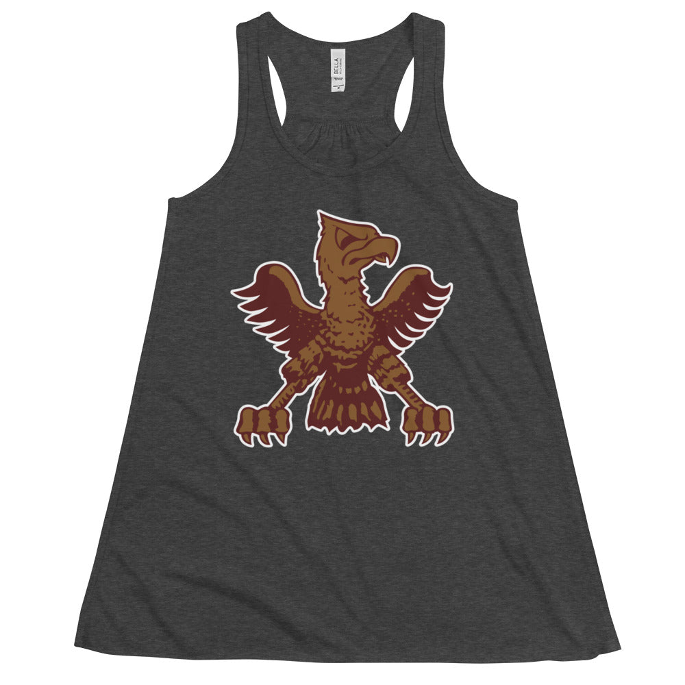 Vintage Boston College Eagle Mascot Women's Flowy Tank Top - 1946 Vintage BC Eagle Mascot Art W Tank Top - rivalryweek