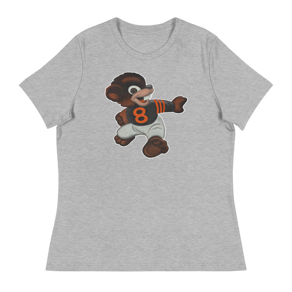 Vintage Chicago Bears Women's Relaxed Shirt - 1947 Gameday Art W Relaxed T Shirt - Rivalry Week