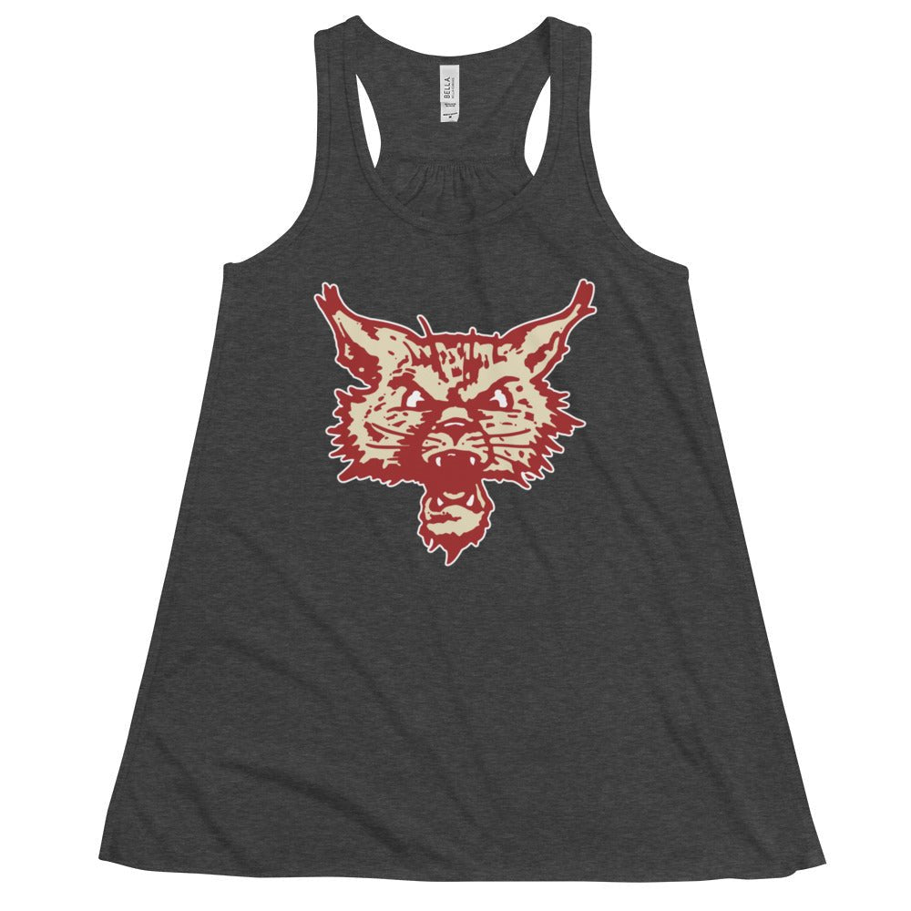 Vintage Chico State Women's Flowy Tank Top - 1950s The Roar Art W Tank Top - Rivalry Week