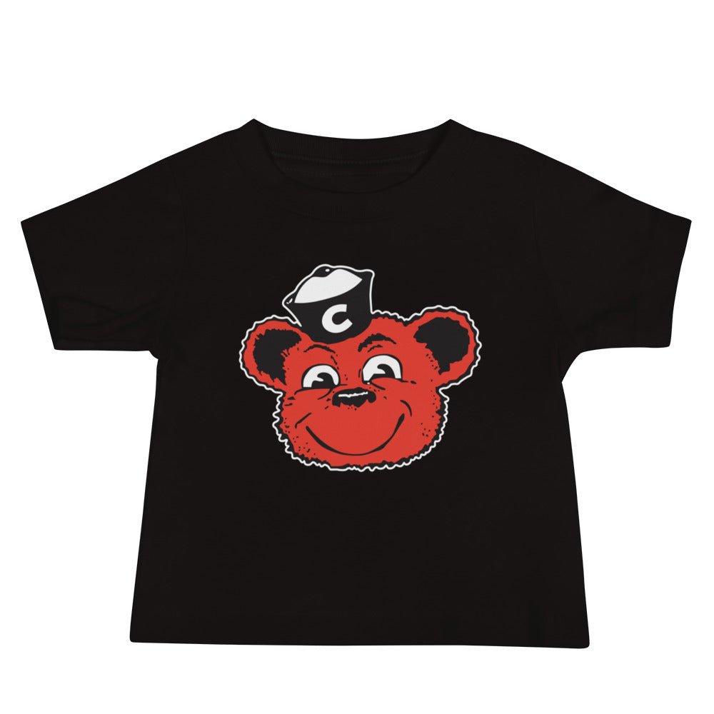 Vintage Cincinatti Baby T Shirt - 1950s Sailor Bearcat Mascot Art Baby Staple Tee - rivalryweek