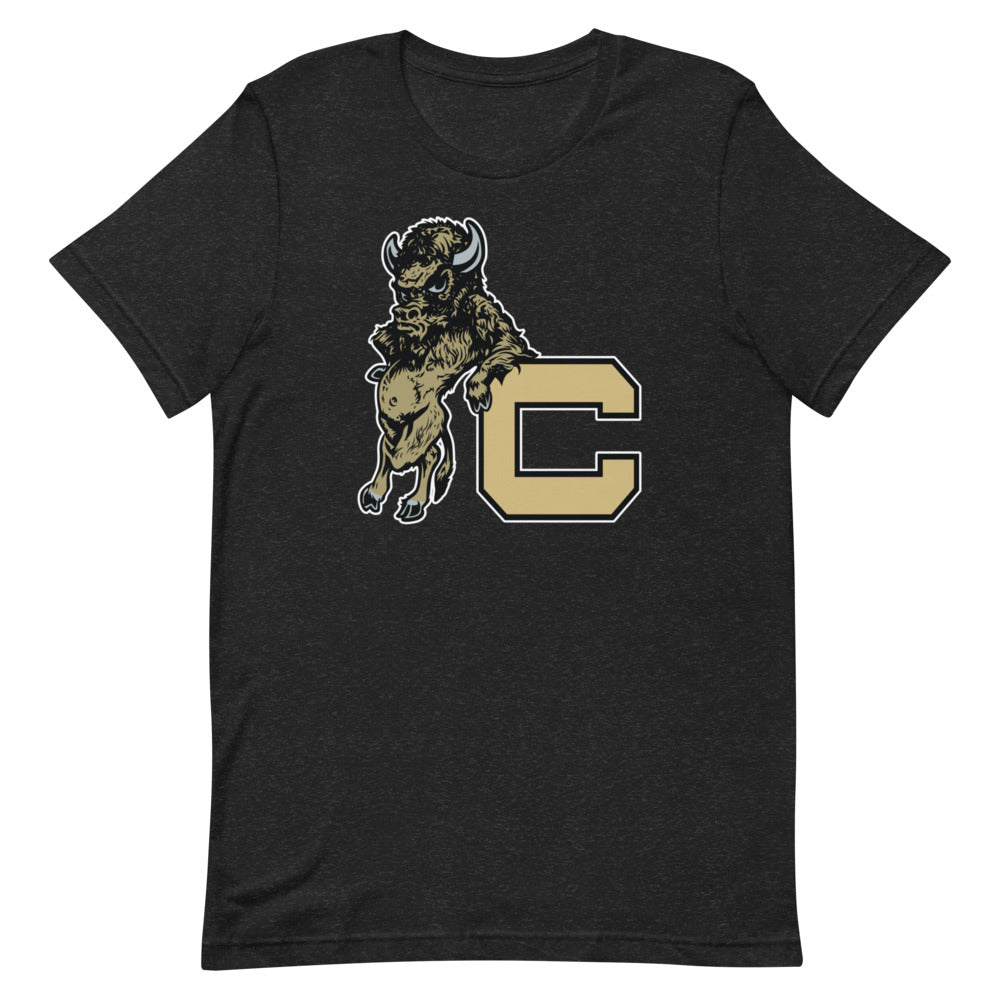 Vintage Colorado Buffalo Shirt - 1940s Buffalo with Attitude Art Shirt - rivalryweek