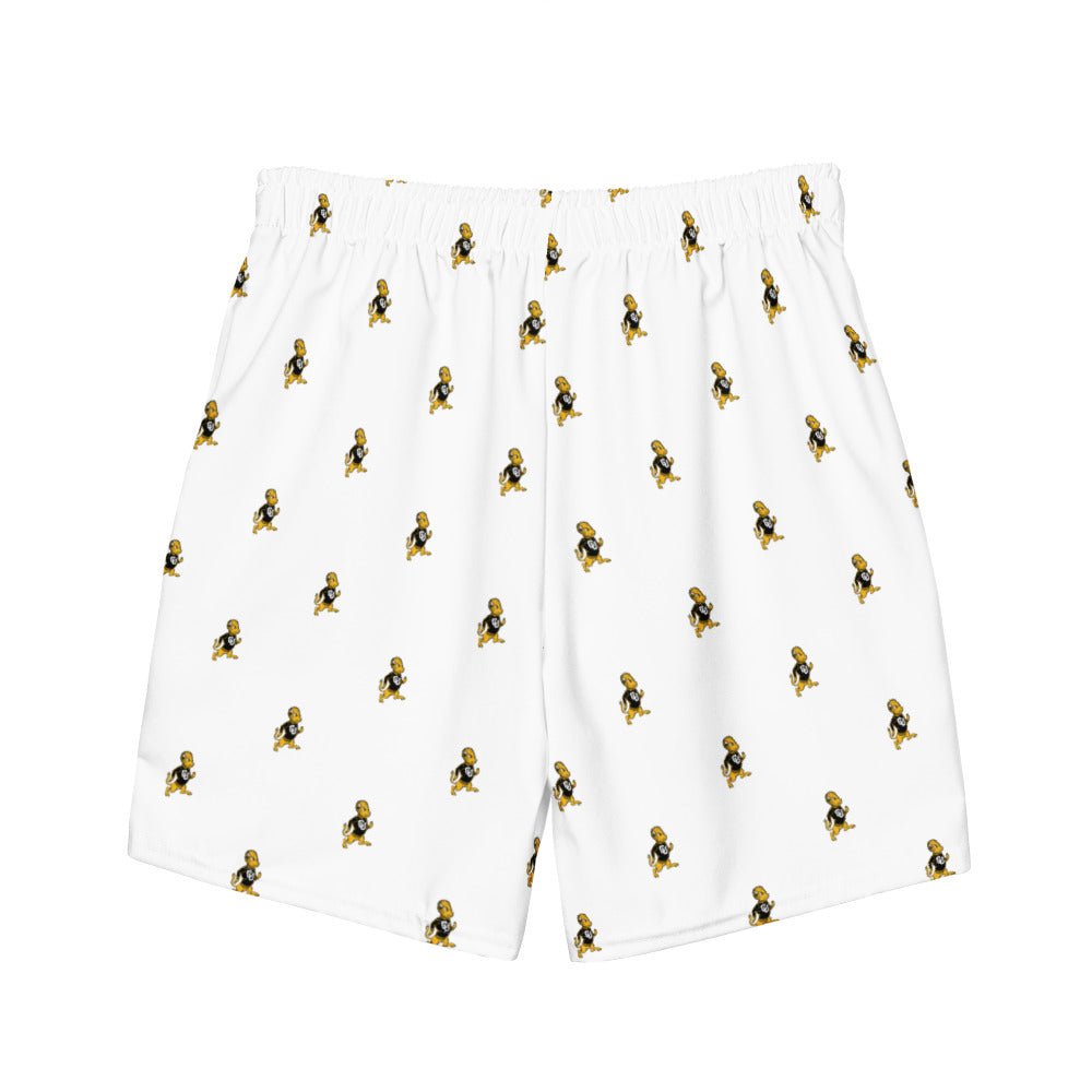 Vintage Colorado Buffalo Swim Trunks - 1940s Buffalo with Attitude White Pattern Swim Trunks - Rivalry Week