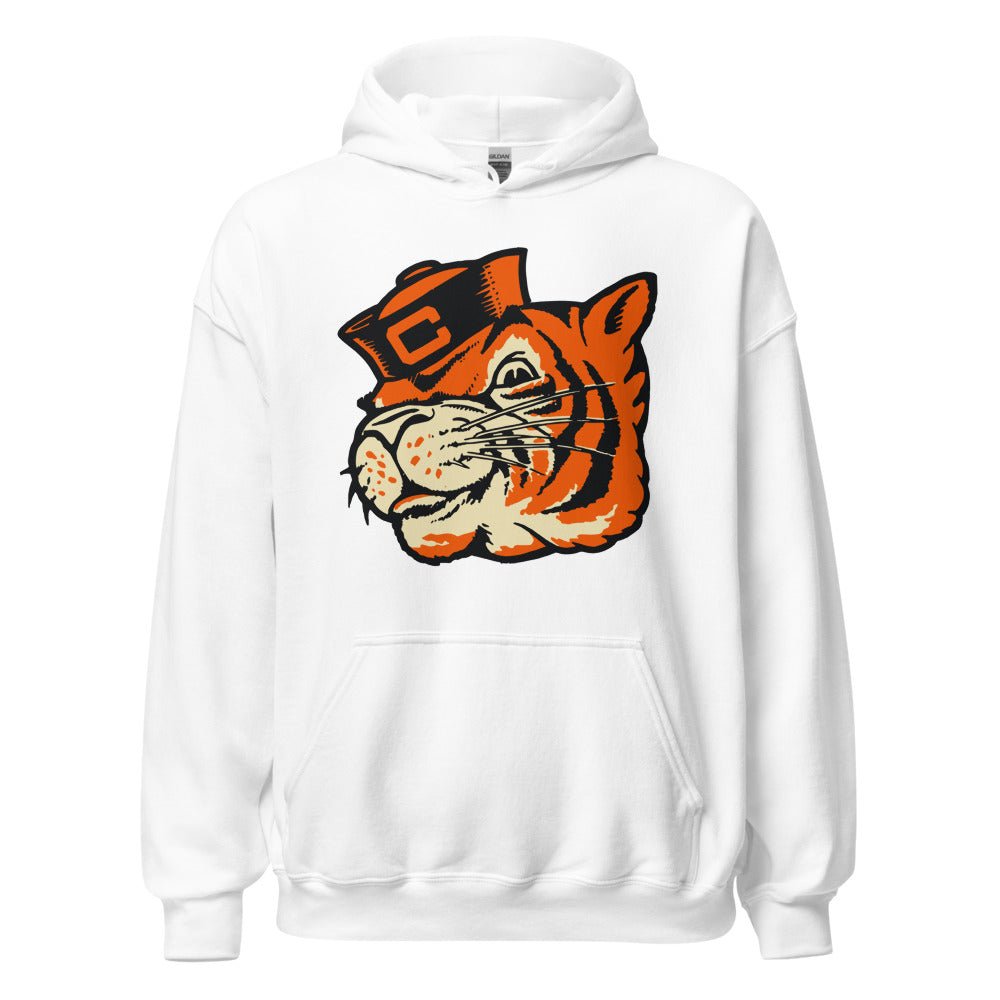 Vintage Colorado College Hoodie - 1950s Sailor Tiger Art Hoodie - rivalryweek