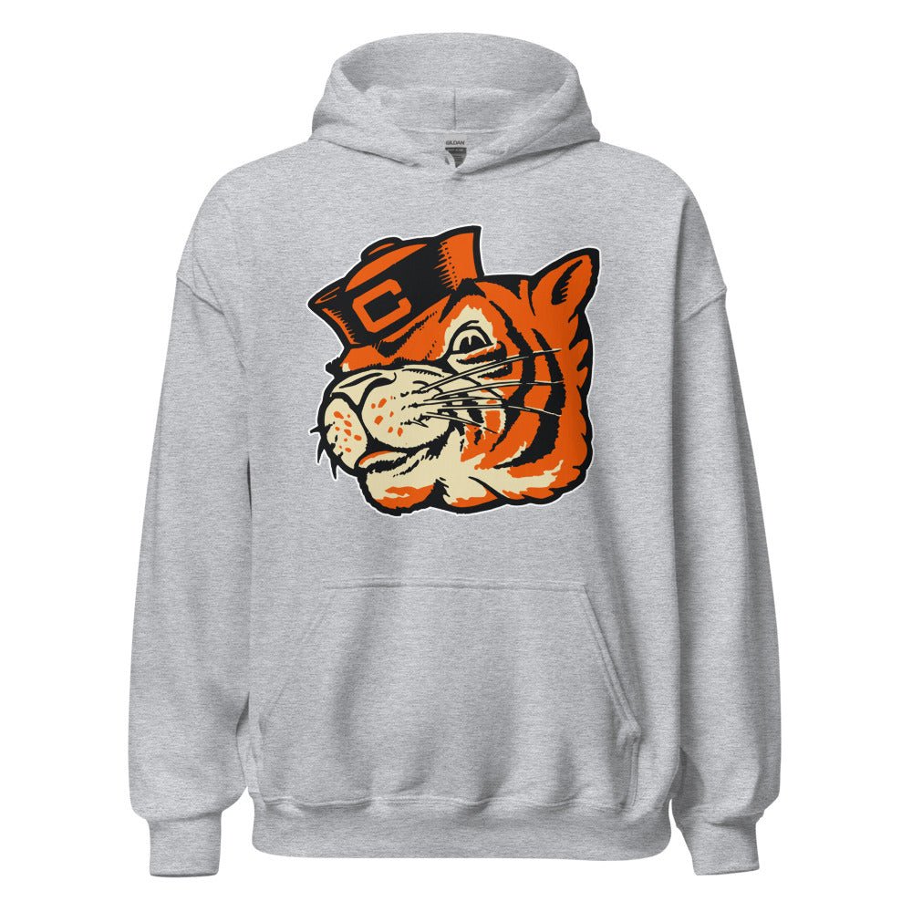 Vintage Colorado College Hoodie - 1950s Sailor Tiger Art Hoodie - rivalryweek