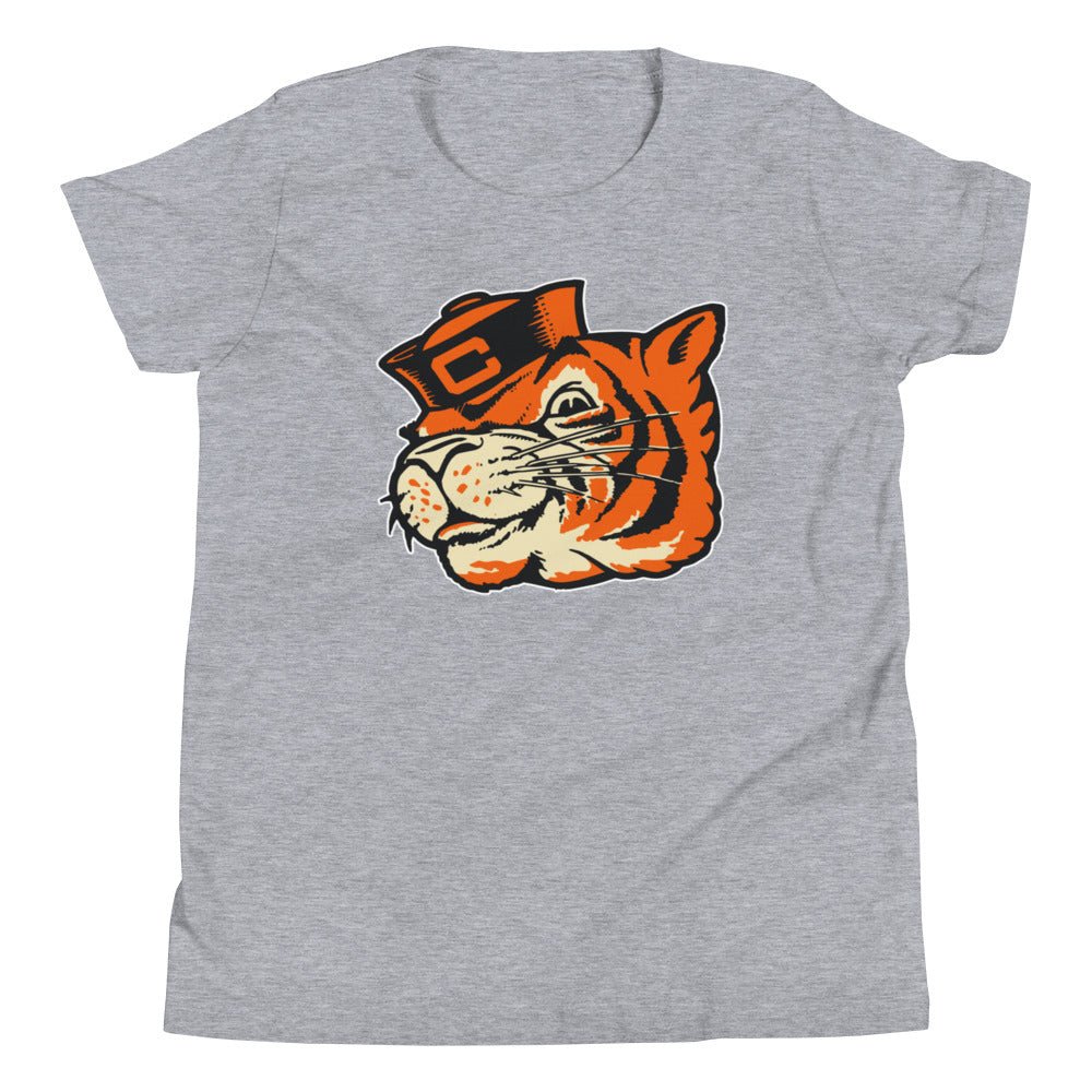 Vintage Colorado College Kids Youth Shirt - 1950s Sailor Tiger Art Youth Staple Tee - rivalryweek