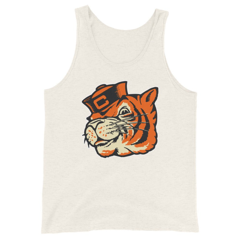 Vintage Colorado College Men's Tank Top - 1950s Sailor Tiger Art Mens Tank Top - rivalryweek
