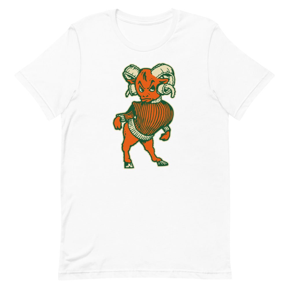 Vintage Colorado State Ram Shirt - 1950s A&M Ram with Attitude Art Shirt - rivalryweek