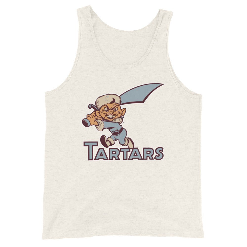 Vintage Compton College Men's Tank Top - 1950s Tartars Mascot Art Mens Tank Top - rivalryweek