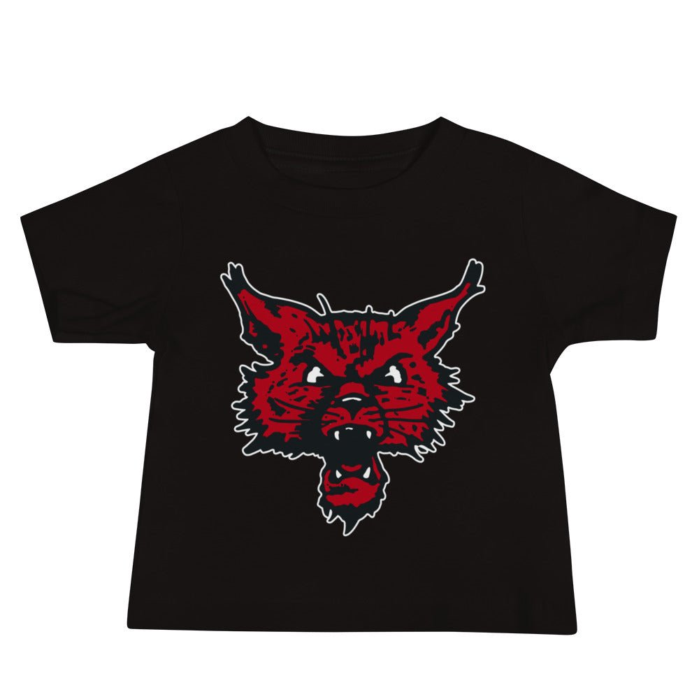 Vintage CWU Baby T Shirt - 1950s Roaring Wildcat Art Baby Staple Tee - Rivalry Week