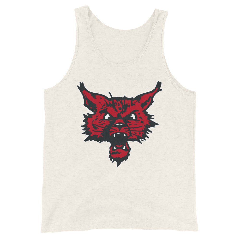 Vintage CWU Men's Tank Top - 1950s Roaring Wildcat Art Mens Tank Top - Rivalry Week