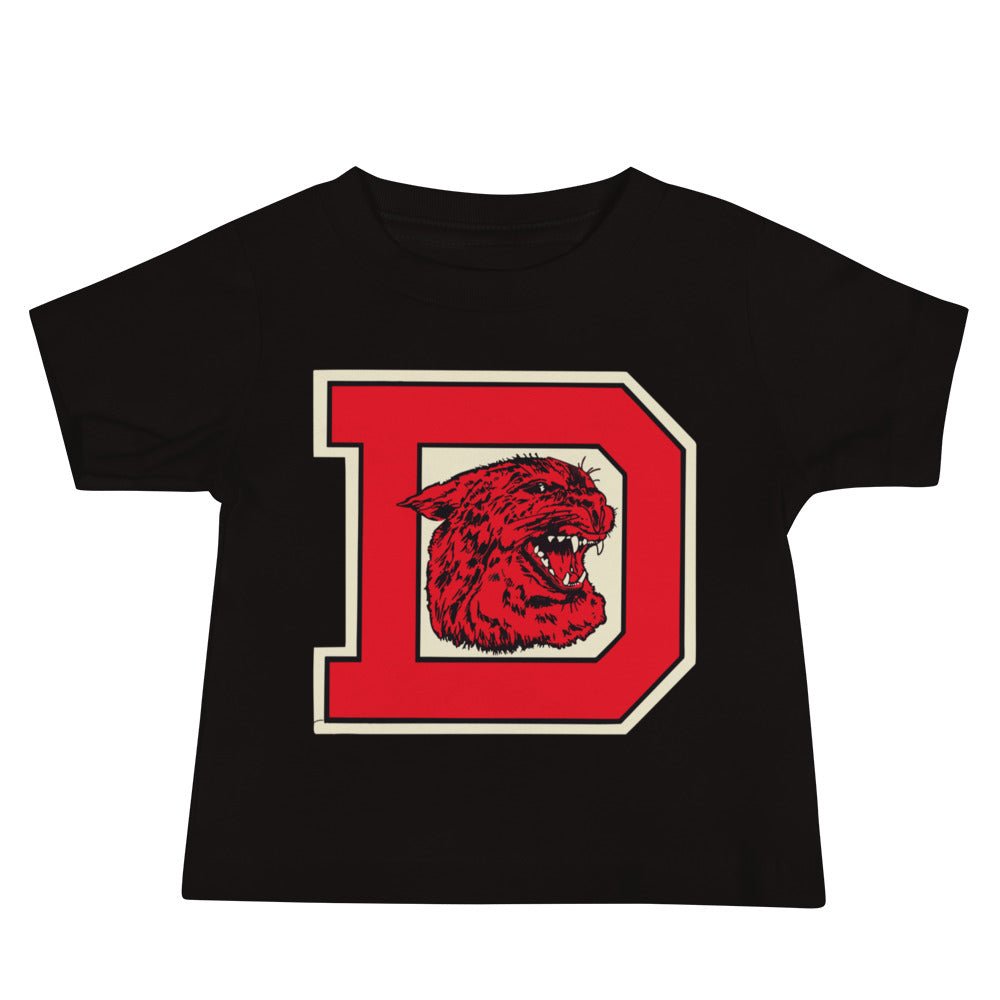 Vintage Davidson Baby T Shirt - 1920s The Big D Art Baby Staple Tee - Rivalry Week