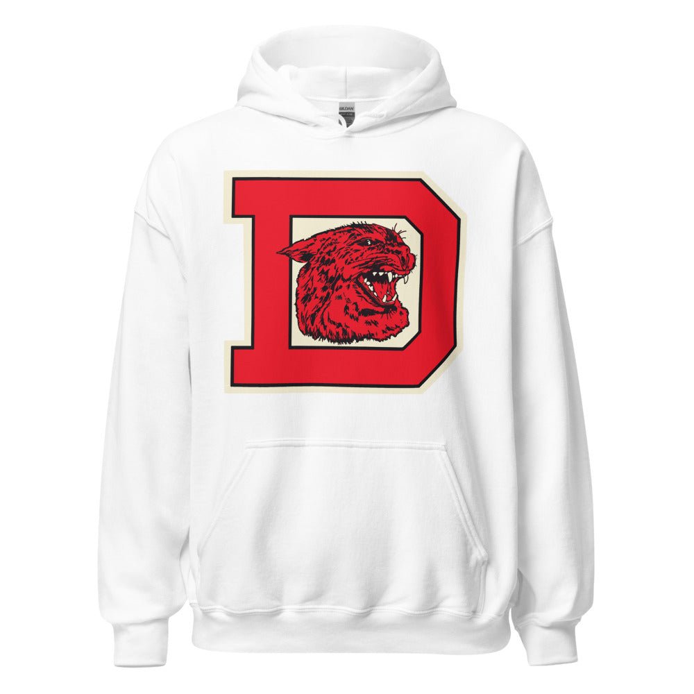 Vintage Davidson Hoodie - 1920s The Big D Art Hoodie - Rivalry Week