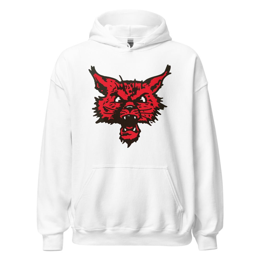 Vintage Davidson Hoodie - 1950s Roaring Wildcat Art Hoodie - Rivalry Week