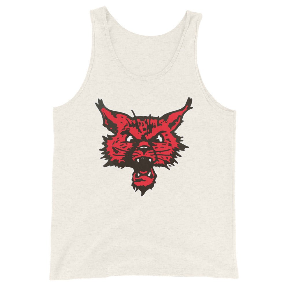 Vintage Davidson Men's Tank Top - 1950s Roaring Wildcat Art Mens Tank Top - Rivalry Week