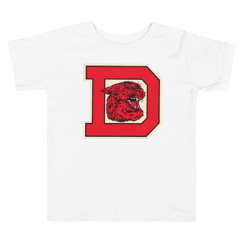 Vintage Davidson Toddler T Shirt - 1920s The Big D Art Toddler Staple Tee - Rivalry Week