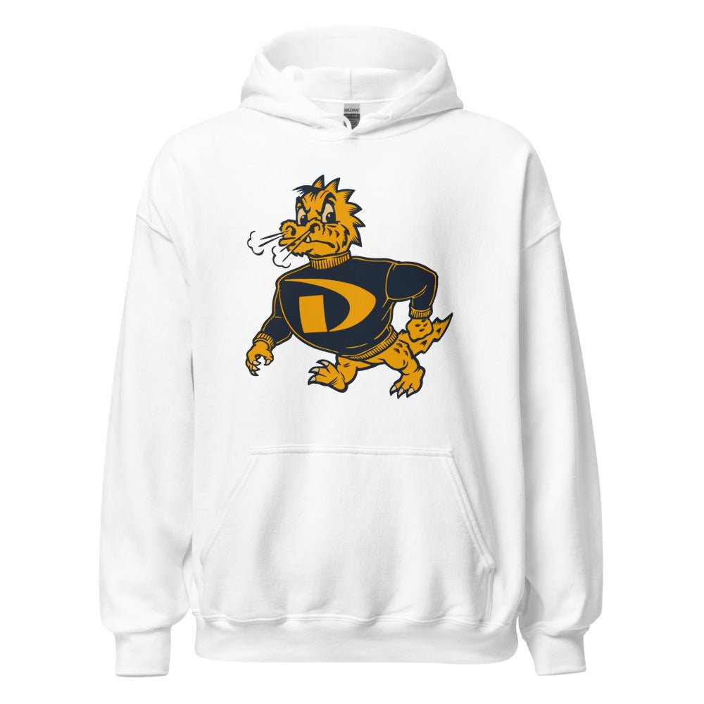 Vintage Drexel Hoodie - 1950s Strutting Dragon Art Hoodie - Rivalry Week