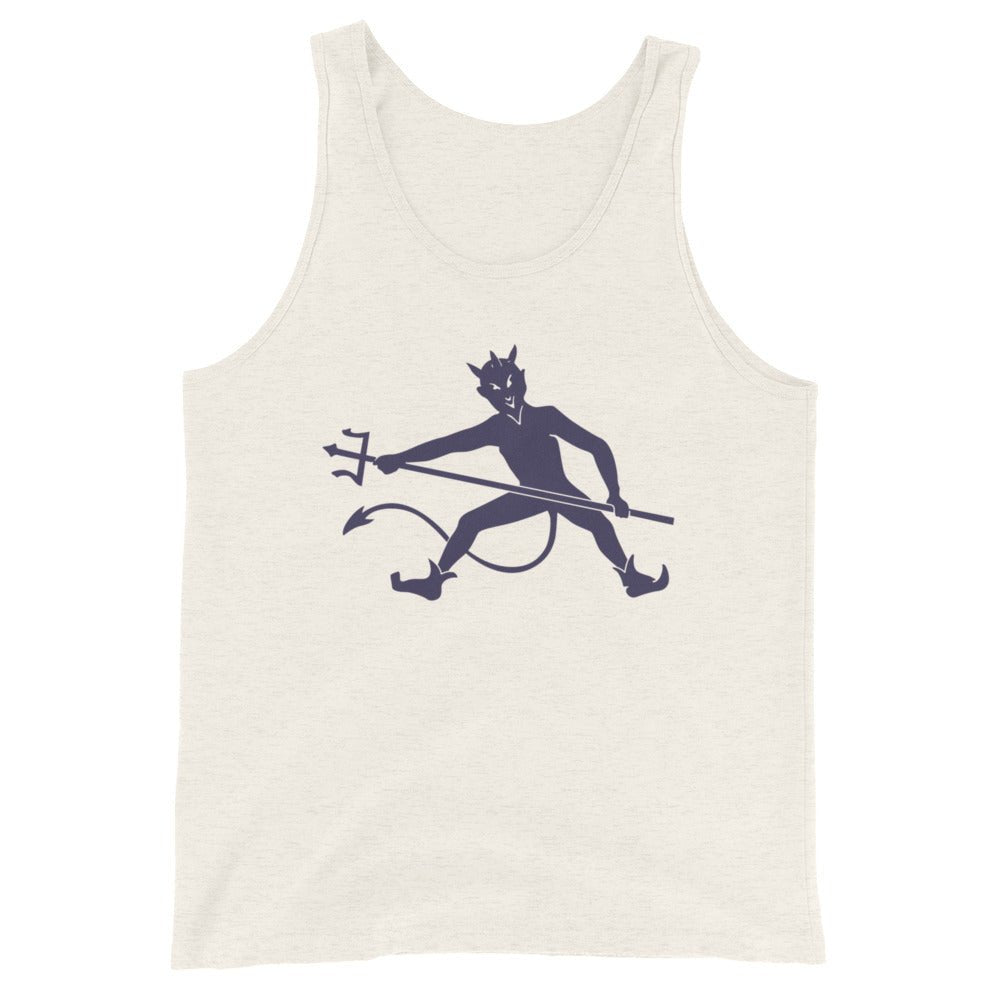 Vintage Duke Blue Devil Men's Tank Top - 1920s Classic Silhouette Art Mens Tank Top - rivalryweek