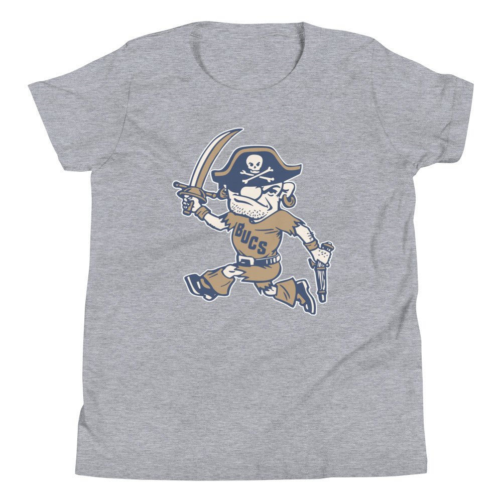 Vintage ETSU Mascot Kids Youth Shirt - 1950s Bouncing Bucs Art Youth Staple Tee - Rivalry Week