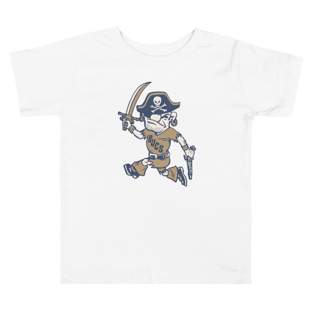 Vintage ETSU Mascot Toddler T Shirt - 1950s Bouncing Bucs Art Toddler Staple Tee - Rivalry Week