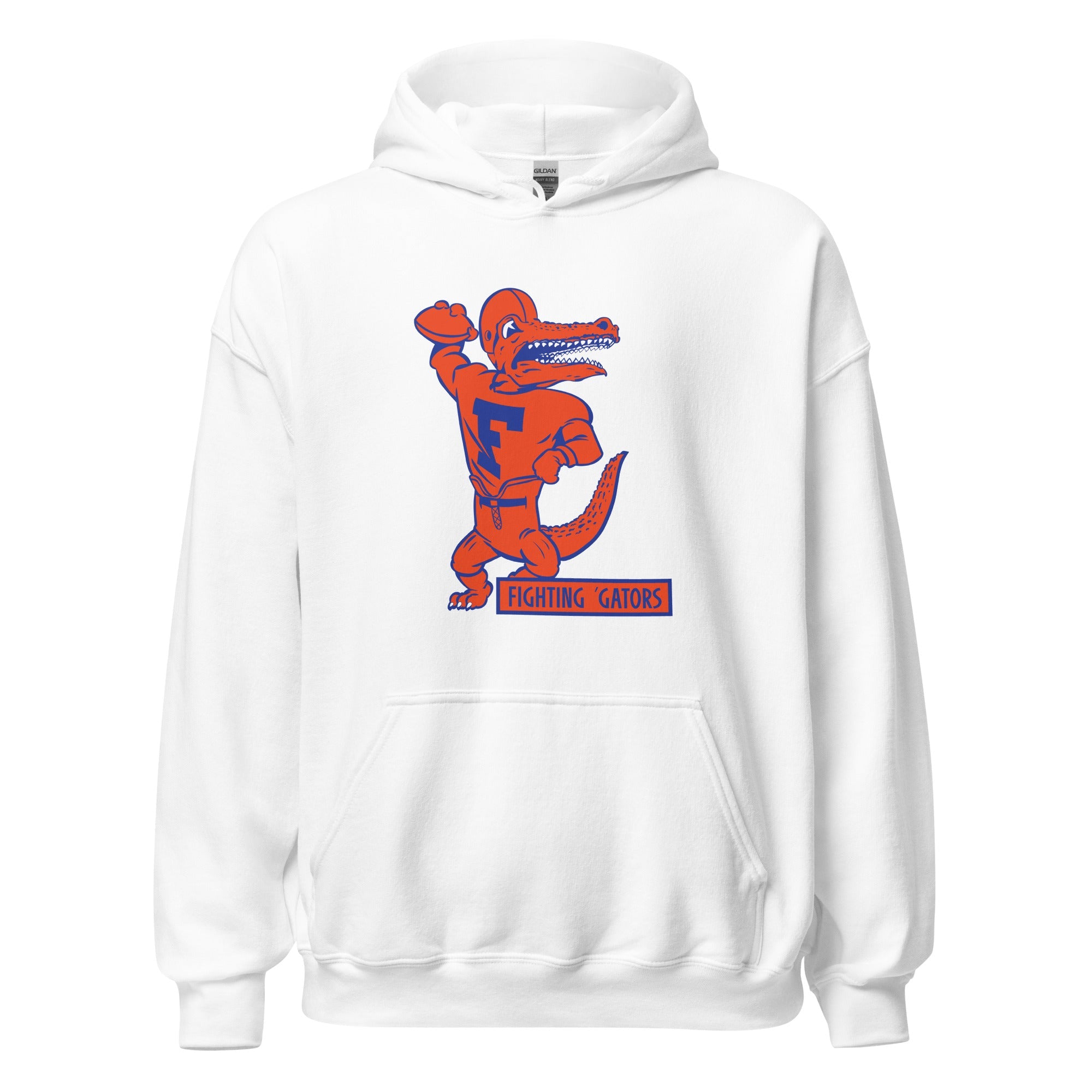 Vintage Florida Gators Football Hoodie - 1950's Fighting 'Gators Art - rivalryweek