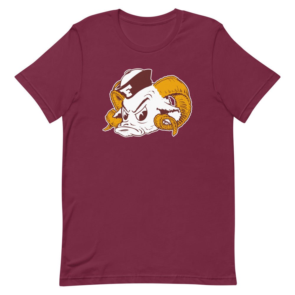 Vintage Fordham Shirt Shirt - 1940s Sailor Ram Art Shirt - Rivalry Week