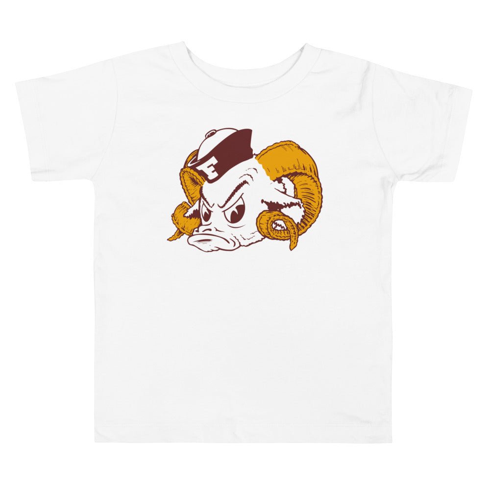 Vintage Fordham Shirt Toddler T Shirt - 1940s Sailor Ram Art Toddler Staple Tee - Rivalry Week