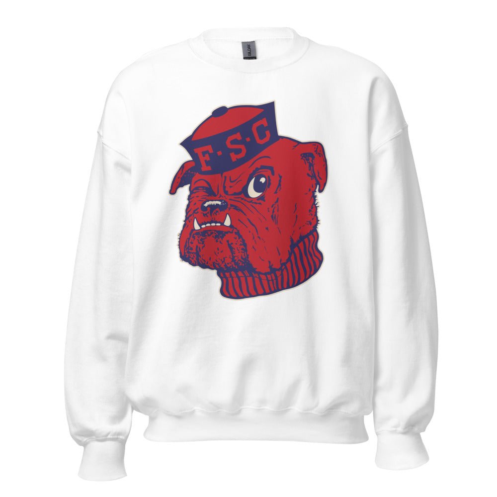 Vintage Fresno State Crew Neck Sweatshirt - 1950s Sailor Bulldog Art Sweatshirt - rivalryweek