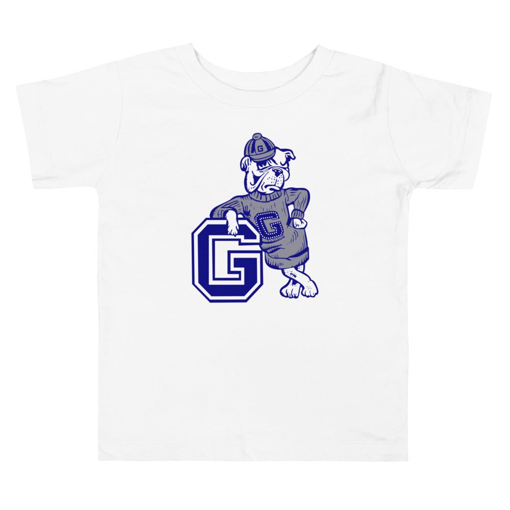 Vintage Georgetown Toddler T Shirt - 1950s Leaning Hoya Art Toddler Staple Tee - rivalryweek