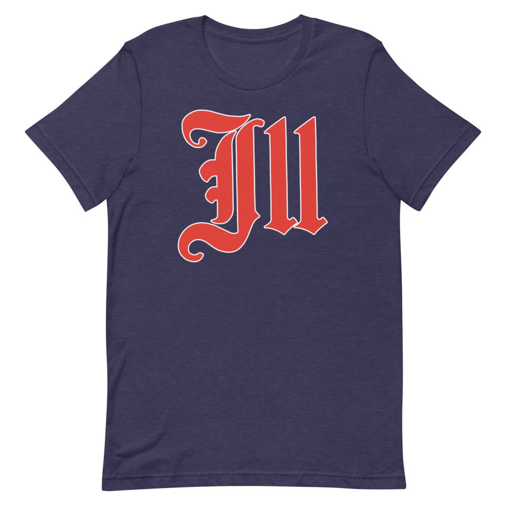 Vintage Illinois Shirt - 1940s Ill Illinis Art Shirt - Rivalry Week