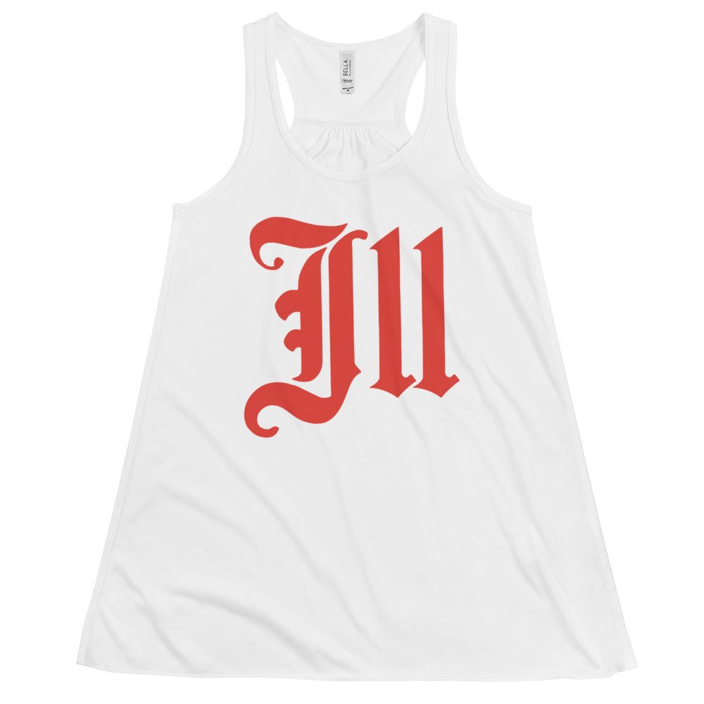 Vintage Illinois Women's Flowy Tank Top - 1940s Ill Illinis Art W Tank Top - Rivalry Week