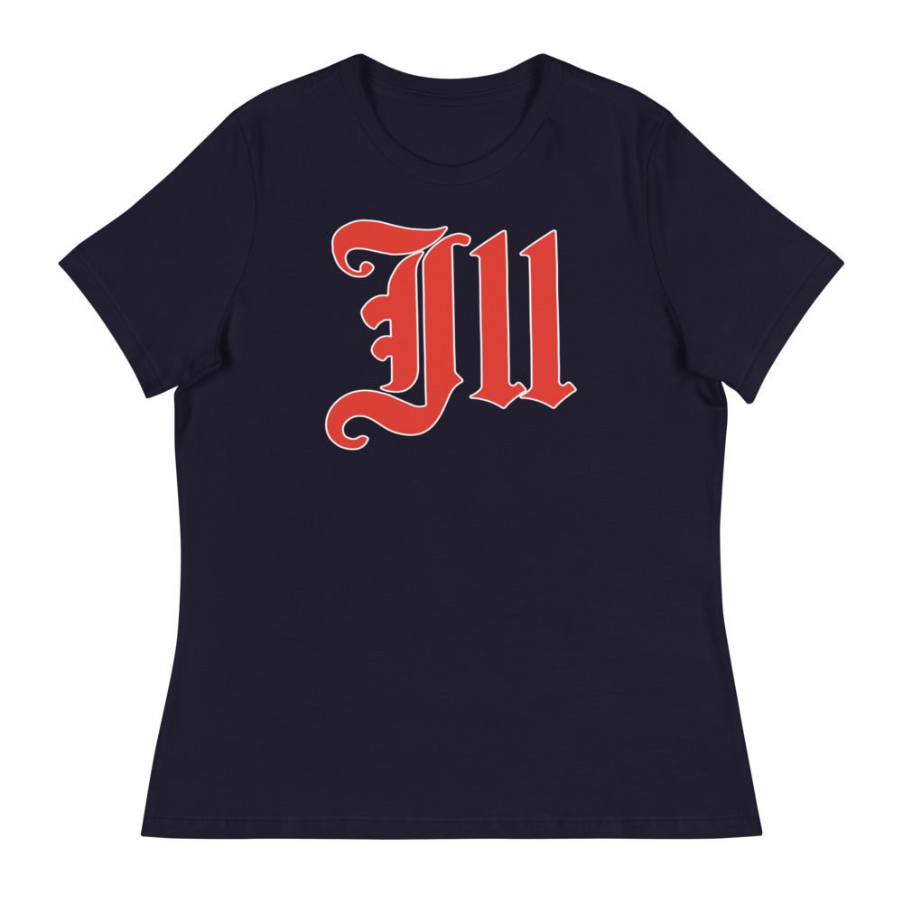 Vintage Illinois Women's Relaxed Shirt - 1940s Ill Illinis Art W Relaxed T Shirt - Rivalry Week