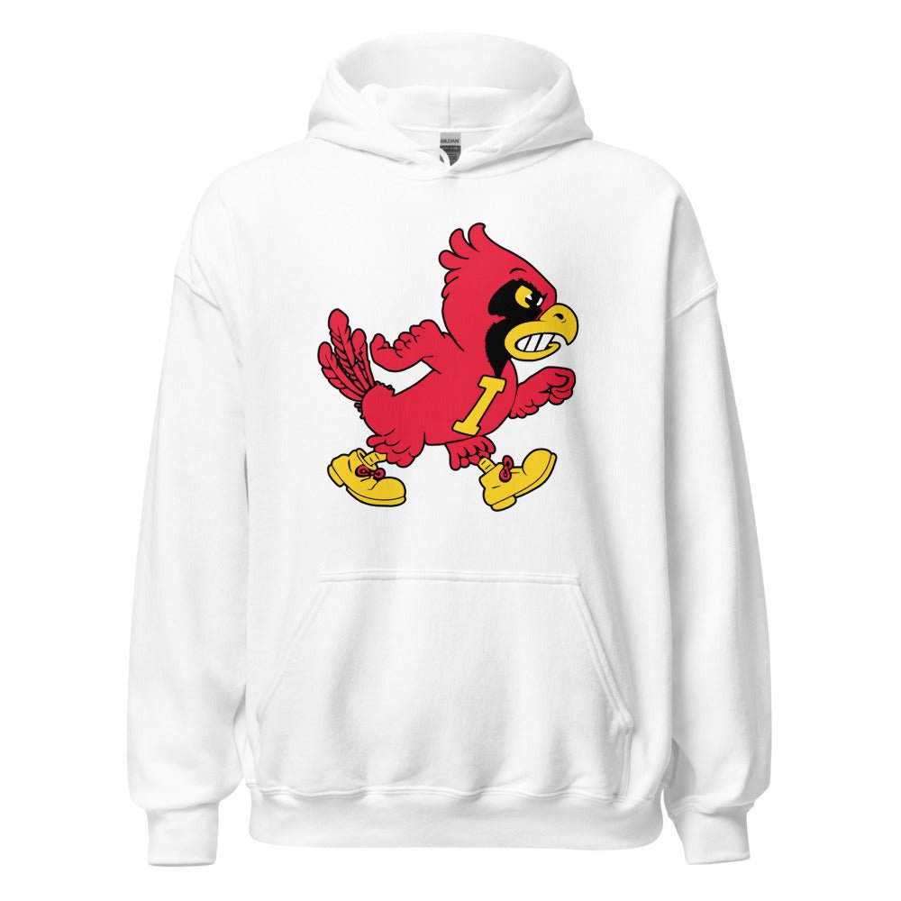 Vintage Iowa State Hoodie - 1940s Marching Cardinal Art Hoodie - Rivalry Week