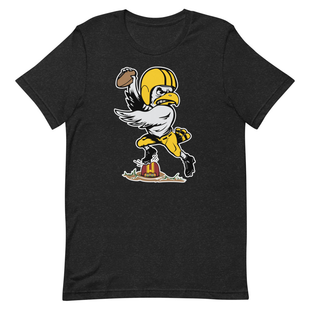 Vintage Iowa vs Minnesota Football Rivalry Shirt - 1946 Hawkeye Gopher Stomp Art Shirt - rivalryweek