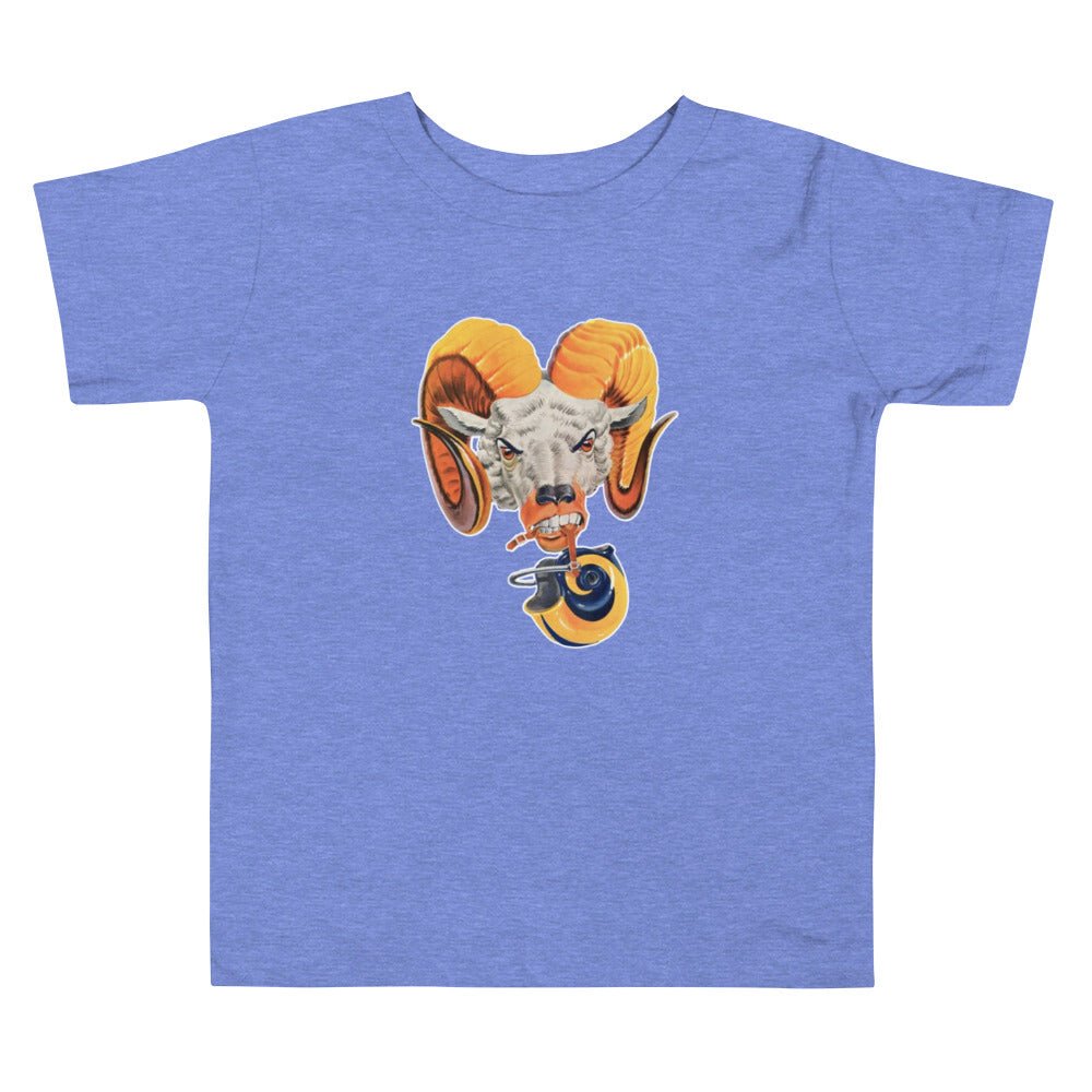 Vintage LA Rams Toddler T Shirt - 1960 Ram Head Art Toddler Staple Tee - Rivalry Week