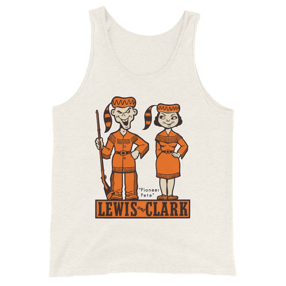 Vintage Lewis & Clark Men's Tank Top - 1950s Pioneers and Lovers Art Mens Tank Top - rivalryweek