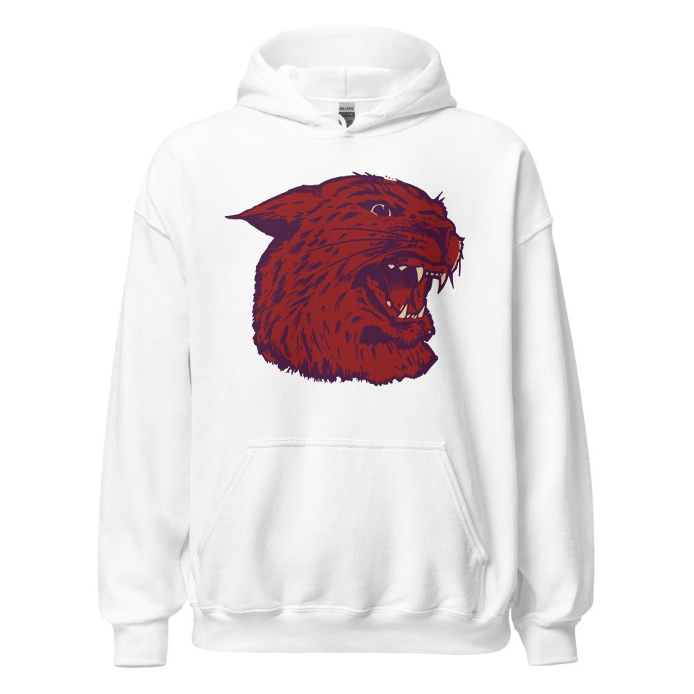 Vintage Linfield Hoodie - 1940s Roaring Wildcat Art Hoodie - Rivalry Week